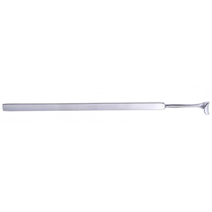 Retractor Quirúrgico de Acero Inoxidable, Hoja de 11 mm de Ancho y 14 mm de Profundidad, Mango Plano de 25 cm, Instrumento Médico, Herramienta de Cirugía de Precisión - Product Image 3