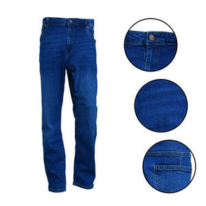 กางเกงยีนส์ขายดีสำหรับผู้ชาย คุณภาพสูง ทรงสลิมฟิต ดีไซน์เนอร์ กางเกงยีนส์ผ้ายืด สีน้ำเงินและสีดำ กางเกงยีนส์ผู้ชายแบบฟอก - Product Image 5