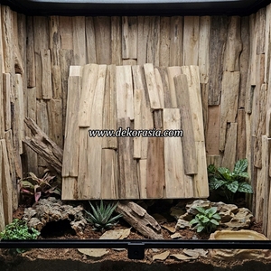Mini panneau mural intérieur en bois flotté naturel, plateforme d'escalade, jouet pour reptiles, oiseaux, petits animaux, accessoires de décoration - Product Image 6