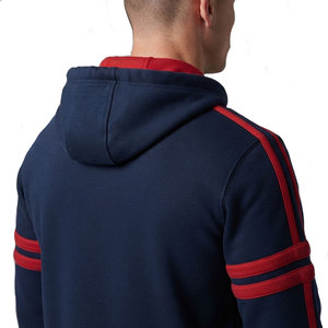 Men Urban Hooded <b>Top</b> Metal <b>Zip</b> Closure Ribbed Hem Comfortable Fit Contemporary Leisure Garment Private Label Manufacturing - Product Image 5