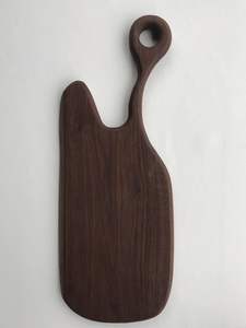Planche à découper en bois d'acacia de qualité supérieure, utilisable pour accrocher les accessoires de cuisine, facile à nettoyer, pelle à pizza multifonctionnelle pour la cuisine - Product Image 2