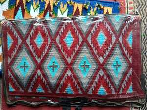 Manta de lana de Nueva Zelanda hecha a mano para silla de montar, para equitación sin silla, salto, doma, almohadillas Navajo, almohadillas de exhibición inglesas y occidentales, para equitación. - Product Image 1