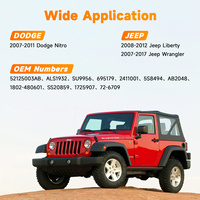 Capteur de vitesse de roue ABS arrière gauche/droit ALS1932 OE 52125003AA 52125003AB 52125003AD compatible avec Jeep Wrangler Liberty Dodge
