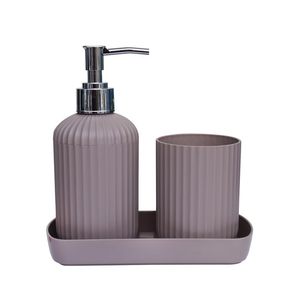 Juego de Baño de Resina de Color Oscuro Personalizado, Dispensador de Jabón, Juego de Baño de Lujo, Decoración Disponible al Precio Más Bajo - Product Image 2