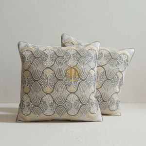 Elegante Funda de Cojín Bordada con Cuentas y Flores, Funda Decorativa para Cojín de Sofá o Dormitorio - Product Image 6