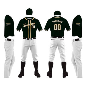 Maillot de baseball personnalisé unisexe Econex Sports 100% polyester respirant, uniforme adulte, impression par transfert thermique, vêtements de sport d'équipe, blanc - Product Image 5