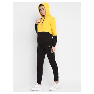 Sudadera con cremallera unisex y forro polar de poliéster, conjunto de chándal de terciopelo personalizado de talla grande para mujer, conjunto de chándal de invierno para mujer - Product Image 5