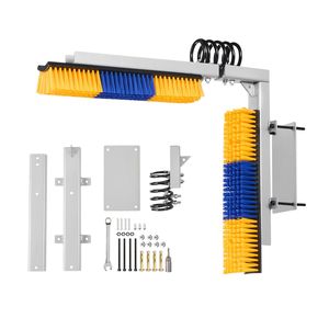 Cepillo rascador de doble cara para ganado con soporte de montaje, 16.9" x 3.9", de PP, para cabras y vacas - Product Image 1