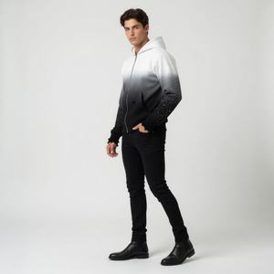 Rhinestone <b>Hoodie</b> Unisex Y2K <b>Gothic</b> Oversized Streetwear Crystal Skeleton Graphic Heavy Weight Custom Clothing Factories - Product Image 6