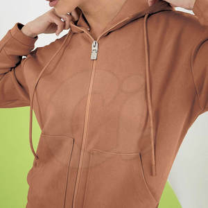 Survêtements pour femmes en coton respirant à manches longues, vente en gros - Product Image 5