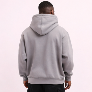 Custom Logo Men Oversized Streetwear Graphic Zip Up Hoodie Heavyweight 100% Cotton Zip Sweatshirt <b>Jacket</b> 2026 - Product Image 3