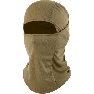 Pasamontañas Unisex Verde Oliva, Máscara Facial con Capucha, Color Sólido, Estilo Deportivo para Adultos, Uso en las Cuatro Estaciones - Product Image 1