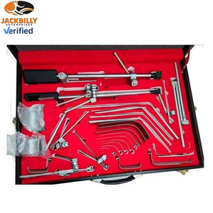 Kit de chirurgie abdominale manuel Thompson Premium – Ensemble complet d'opérateurs chirurgicaux en acier pour la formation autodidacte en chirurgie abdominale ouverte - Product Image 1