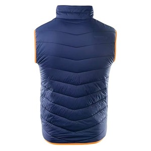 Plum Maroon Navy Blue Custom Unisex Casual Thin Zipper Solid Puffer Stand Collar Quilted Winter Bodywarmer OEM Sleeveless <b>Warm</b> - Product Image 5