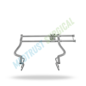 Retractor Balfour Autoajustable de Acero Inoxidable, Instrumento Quirúrgico Abdominal para Retracción de Heridas - Product Image 3