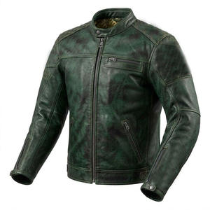 Modern Luxury Leather Jacket Trendy Mens Casual Outerwear Classic Rider Jacket <b>Genuine</b> Leather Premium Fashion Collection - Product Image 2