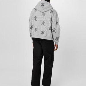 Sudadera con Pedrería para Hombre, Servicio OEM, Corte Ajustado, Gran Venta - Product Image 4