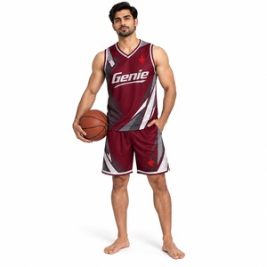 Ensemble Maillot et Short de Basketball Respirant Léger pour Entraînement, Match et Compétition - Product Image 1