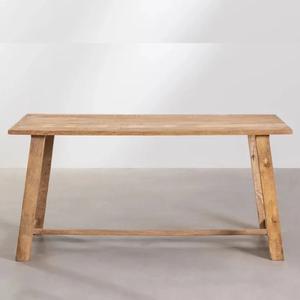 Table à manger rectangulaire en bois Vandana Hexa Optima (160×90 cm) (Bois massif) - Product Image 4