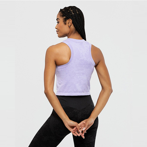 Camisetas de Tirantes para Mujer, Venta al por Mayor, 100% Algodón, Secado Rápido, Elásticas, Transpirables, Ajustadas, para Gimnasio y Entrenamiento - Product Image 3