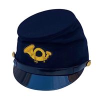 Gorra de forja modelo 1858, también conocida como kepi, que fue el equipamiento de cabeza estándar de la Unión durante la Guerra Civil Americana.