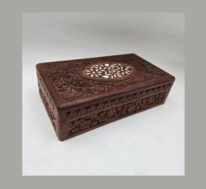 High Quality Solid <b>Wood</b> Storage <b>Chest</b> with Antique Finish for Classic Home Decor - Product Image 2