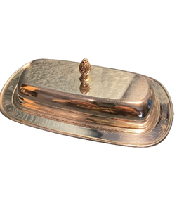 Dinnerware Butter and Cheese Dish Silver Stainless Steel Butter Dish Tabletop and <b>Kitchen</b> <b>Storage</b> Supplied by India - Product Image 3