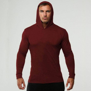 Men Streetwear <b>Hoodie</b> Sweatshirt Soft 100% Cotton Pullover <b>Hoodie</b> <b>Plain</b> Dyed Breathable Eco-Friendly 370g for Casual Wear Gym - Product Image 1