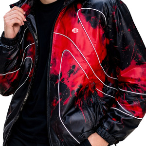 Thermochromic Streetwear Top Heat Reactive Water Reactive <b>Lightweight</b> Windbreaker Waterproof Running <b>jacket</b> for men OEM Supplier - Product Image 4