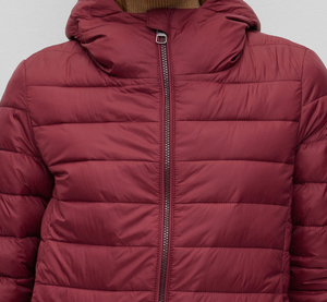 Veste matelassée à capuche à manches longues pour femme, style hiver, fabrication OEM de haute qualité, respirante, en coton confortable - Product Image 4