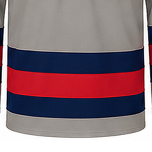 Camiseta de Hockey sobre Hielo Cómoda y de Alta Calidad con Diseño Personalizado por Sublimación, Cuello en V, Estilo Americano, para Hombres y Equipos Juveniles - Product Image 3