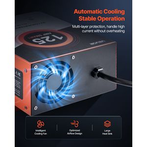 Convertitore di Potenza per Camper da 125 Ampere, Caricabatterie Intelligente Multistadio da 110V AC a 12V DC con Funzionamento a 13V e 16.5V - Product Image 4