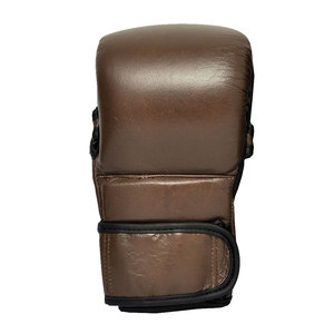 Guantes de Artes Marciales Mixtas de Cuero Premium de Alta Calidad, Unisex, Ajustables y Ligeros - Product Image 4