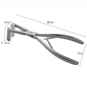 Pinzas para extensiones de cabello de acero inoxidable diseñadas con almohadillas de silicona para sellar suavemente las pinzas de extensión sin dañar el cabello. - Product Image 1