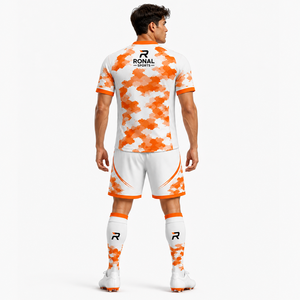 เสื้อฟุตบอลผู้ชายดีไซน์ใหม่ล่าสุด คุณภาพสูง ราคาประหยัด รับทำโลโก้ สวมใส่สบาย รับผลิตแบบ OEM ODM - Product Image 4