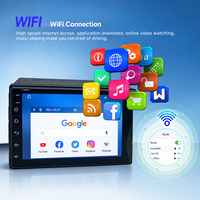 Autoradio Android HANTUE universel 2 Din 7 pouces IPS WiFi 4 cœurs FM/RDS BT5.0 AMP avec écran tactile CarPlay 7 pouces