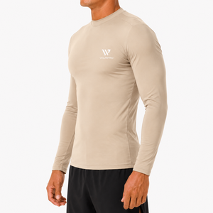 Custom Unisex Rash Guard Long Sleeve <b>Compression</b> <b>Shirt</b> Breathable Quick Dry UV Protection Eco-Friendly Gym Fitness Sportswear - Product Image 4