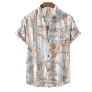Unisex Hawaiian Vacation Shirt Hombres Mujeres Floral Aloha Casual - Product Image 4