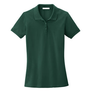 Polo en piqué de coton pour femme – Prix usine, personnalisation de marque pour collections style resort - Product Image 2