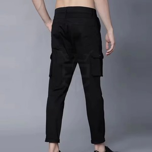 Servicio OEM: Pantalones Cargo Ligeros y Ecológicos para Hombre, de Verano, en Poliéster/Algodón Lavado a la Piedra, con Cierre de Cordón, Cómodos - Product Image 3