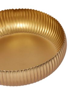 Bol décoratif rond en métal finition or pour bougies flottantes, fleurs, décoration intérieure, centre de table, cadeau de pendaison de crémaillère, mariage et festival - Product Image 5