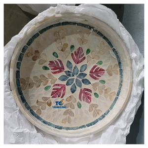 Bandeja de Nácar de Fábrica OEM, Elegante Bandeja Festiva para Comedor, para Ramadán, Mercado de Exportación - Product Image 1