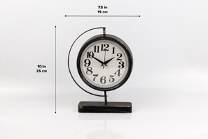 Timeless Style <b>Table</b> <b>Clock</b> For Side <b>Tables</b> Bedrooms Study <b>Tables</b> And Reading Corner Decoration Or Library Decor From India - Product Image 3
