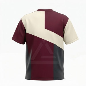 Maillots de jeu surdimensionnés pour hommes avec tissu performant, coupe décontractée, couleur personnalisée et design de merchandising créateur - Product Image 2