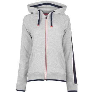 Custom <b>Women</b>’s Navy <b>Blue</b> And White Striped <b>Hoodie</b> Casual Long Sleeve Pullover Sweatshirt With Matching Hood Wholesale - Product Image 4
