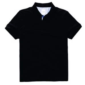 Chemises décontractées pour hommes personnalisées, 100 % coton, col montant, brodées, demi-manches, respirantes - Product Image 2