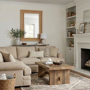 Specchio da Parete Decorativo Rettangolare in Rattan con Cornice in Legno Massello 24"x36" Colore Legno Naturale per Bagno, Casa, Ingresso Stile Rustico - Product Image 4