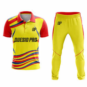 Conjuntos de Pantalones y Camisetas de Cricket Personalizados por Sublimación, Uniformes Deportivos de Polo para Hombre, Uniformes de Cricket Personalizados con Nombre para Adultos - Product Image 6