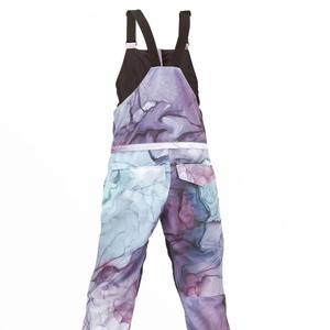 Pantalones de esquí estampados para mujer, pantalones impermeables para snowboard, pantalones de esquí para mujer, overoles de snowboard para mujer - Product Image 6