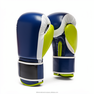 Leather Boxing Gloves for Sports Fitness Environments Athletic Style Flexible Strong Build Adjustable Wrist <b>Strap</b> Customizable - Product Image 4